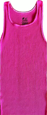 Men's Hanes Tank Top: Neon Pink • $12