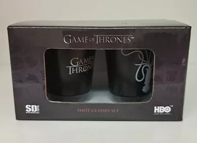 🟢 Game Of Thrones Shot Glasses Set Of 2 Brand New • £4