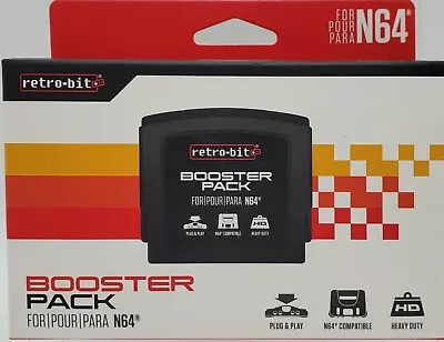 Nintendo 64 Booster Pack Adapter Retro-Bit RB-N64-0247 New (N64 Jumper Pak) • $9.25