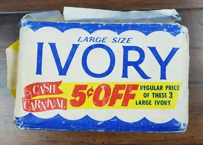 Vtg Ivory Soap Bar Vintage Large Size Midcentury Proctor & Gamble • $16