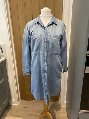 ❤️‍🩹Gap Blue Denim Shirt Dress Size XS❤️‍🩹 • £3.99