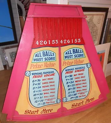 Roll-a-Ball Vintage Fairground Attraction Carnival Sideshow Game. • £245