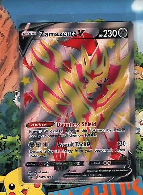 $5 • Buy Pokémon TCG Zamazenta V SWSH293 Black Star Promo NM/M