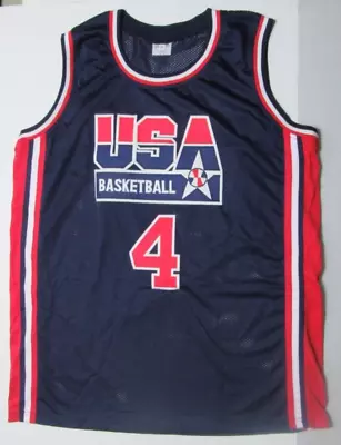 Christian Laettner Team USA Olympic Dream Team Jersey SZ XL Autographed -JSA COA • $229.99