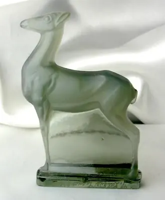Antique 1929  Antilope  Gray Color By R. Lalique Art Glass Sculpture • £632.65