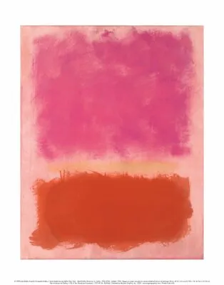 Untitled 1958 By Mark Rothko Art Print Abstract Poster 11x14 • £16.34