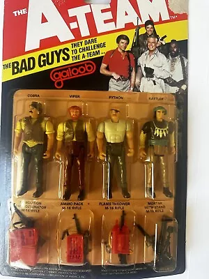 1983 The A-Team The Bad Guys 3.75 Figures By Galloob. • $125