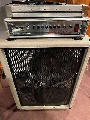 Marshall Silver Jubilee Bass Series 25/50 - Model 3530 Head & 2x15 Cab Very Rare • $799