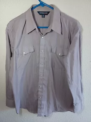 Vintage Renegade Western Shirt Men Medium  Pearl Snap Rodeo • $2.99