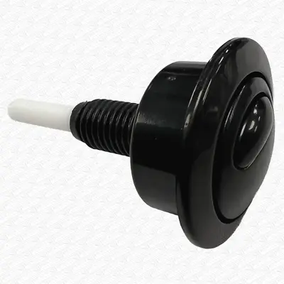 Siamp Optima 49 Toilet Push Button Dual Flush Water Saving Black B&Q • £15.39