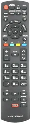 $9.76 • Buy N2QAYB000827 Remote Control FIT For Panasonic LCD Smart TV