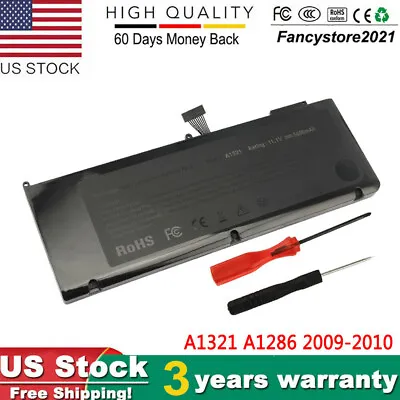  A1321 Battery For Apple MacBook Pro 15  A1286 661-5211 Mid 2009 Early/Late 2010 • $24.99