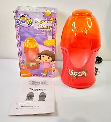 Dora The Explorer POPCORN MAKER (2009 Viacom) Nickelodeon TESTED  • $19.27
