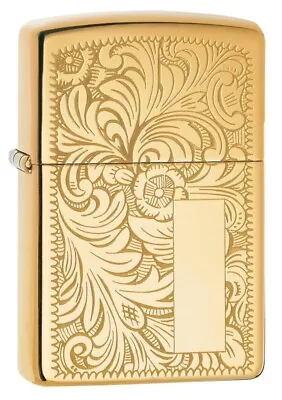 Zippo 352B Venetian Design 2-Sided Design HP Brass Lighter (PL) Pipe Insert • $32.50