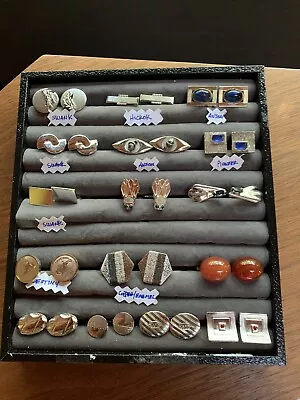 Vintage 16-piece Cufflink Lot! Swank Pioneer Anson And More! • $6.50