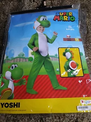 Super Mario Bros Yoshi 3pc Child Costume Toddler Size 2T • $16.99