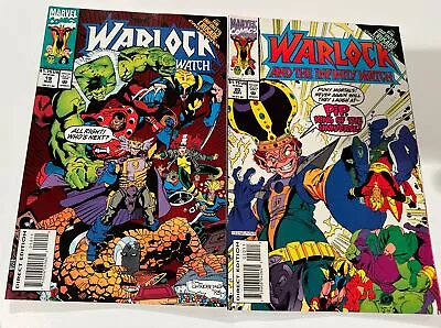 Warlock And The Infinity Watch #19 & #20 (Marvel Comics August 1993) • £2.21