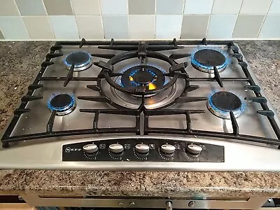 £75 • Buy Used Neff T2766N0 70cm Five Burner Stainless Steel Gas Hob