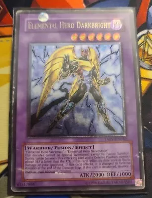 Yugioh Elemental Hero Darkbright (TAEV-EN042) Unlimited Ed. Ultimate Rare • £50