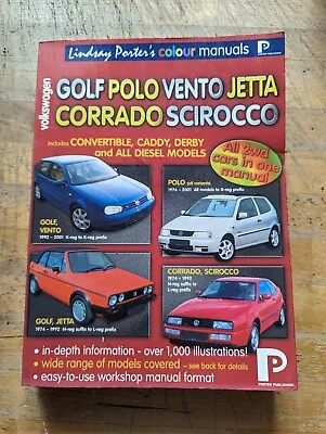 Porters VW Golf Polo Vento Jetta Corrado & Scirocco Service & Repair Manual • $7.41