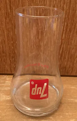 Vintage 7up “The Uncola” Upside Down Drinking Glass EUC • $6