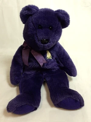 £9.99 • Buy TY Beanie Babies Princess Bear - Purple