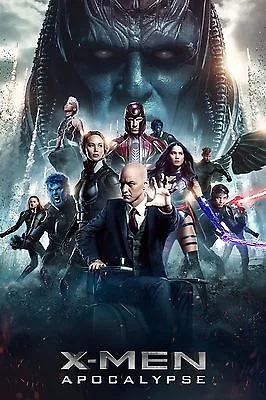 X-men Apocalypse Movie Poster Film A4 A3 Art Print Cinema Marvel • £9.31