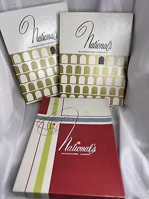 Lot Of 13 Pairs Of Vintage Nationals Guaranteed Hosiery Stockings NOS • $9.99