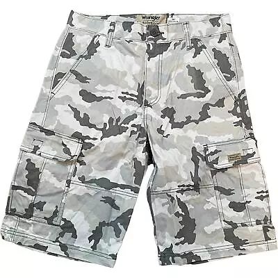 WRANGLER Mens Cargo Shorts Combat Relaxed Fit Half Pants Cotton Work Size 28-54 • £13.99