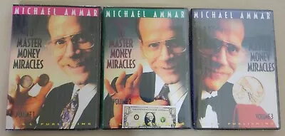 Factory Sealed Magic 3 DVD Set -  Easy To Master Money Miracle By Michael Ammar • $39.99