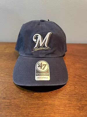 Milwaukee Brewers ‘47 Cleanup Adjustable Hat OSFA Blue • $16