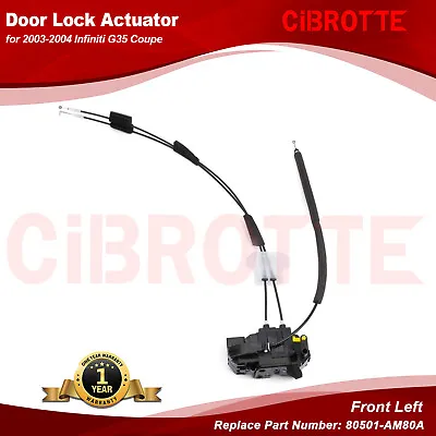 Front Left Driver Side Door Lock Latch Actuator For 2003-2004 Infiniti G35 Coupe • $45.59