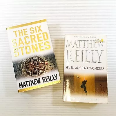 2 X Matthew Reilly Jack West Jr Book Bundle Lot Small Paperback: Books 6 7 • $19.99