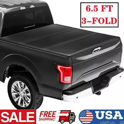 6.5FT 3 Fold Hard Tonneau Cover For 2015-2023 F-150 Supercrew 1.5Cab Truck Bed • $476.98