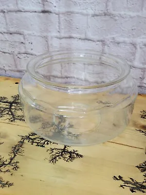 Vtg 1960s Anchor Hocking Round Clear Glass Fishbowl/Turtle Terrarium 9.5 X5.5  • $59.99