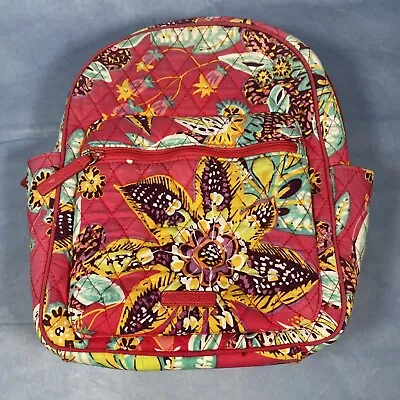 Vera Bradley Mini Pink Floral Backpack Adjustable Preowned Great Condition • $27.99