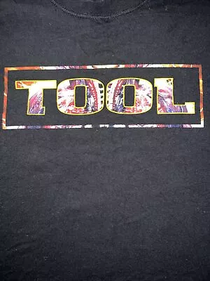 Vintage Tool Band Concert Tee Parabola Black T Shirt Size Large  Anvil Brand • $49.95