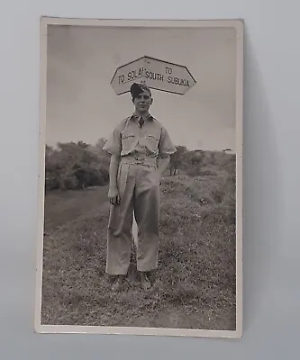 1930s RPPC WWII MILITARIA PHOTO MEMORABILIA~ROYAL AIR FORCE~WAR HERO KENYA • £14.99