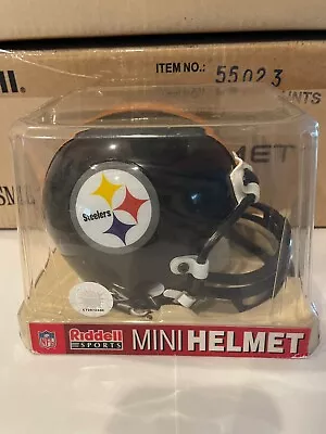 Pittsburgh Steelers Riddell Mini Helmet Unsigned New In Box • $40