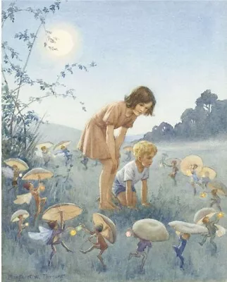 Midsummer Night : Margaret Tarrant : 1920 : Archival Quality Art Print • $85