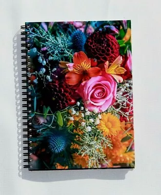  A5 Spiral Binding Notebook Journal Notepad Office School Diary Various  • £4.19