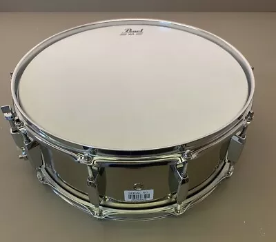 14”x5.5” Pearl Steel Shell Snare Drum • $110