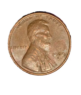 RARE 1969 S Double Die Lincoln Penny • $100