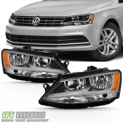 2011-2018 Volkswagen Jetta Headlights Headlamps Factory Halogen Model Left+Right • $101.99