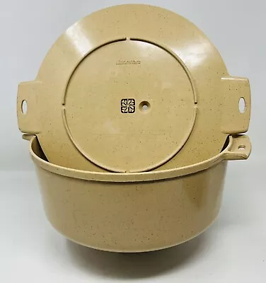 LittonWare Dutch Oven 5 Quart W/Lid Microwave Convection Port For Temp. Probe • $24.97