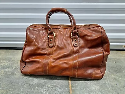 Floto Italian Leather Duffle Bag - Luggage Travel - Gym Bag- EUC • $115