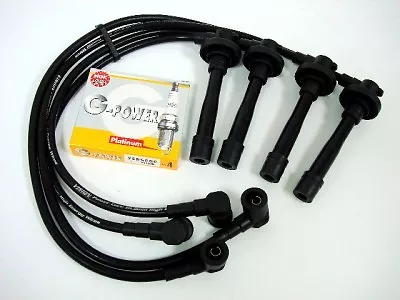 99-00 Civic Si B16 Spark Wires Ngk Platinum Plugs Black • $46.88