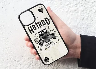 Hot Rod Ace Of Spades Playing Card Mobile Phone Case Fits IPhone & Samsung • £9.95