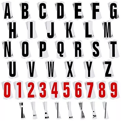 400 Pcs 8 Inch Marquee Sign Letters Flexible Plastic Letters On 8 7/8 In Flex... • $95.88