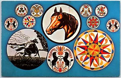 Vintage Postcard Hex Signs And Emblems Related To The Horse Hex Barn Intercourse • $6.99